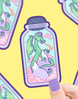 Dragon in a Jar Vinyl Sticker
