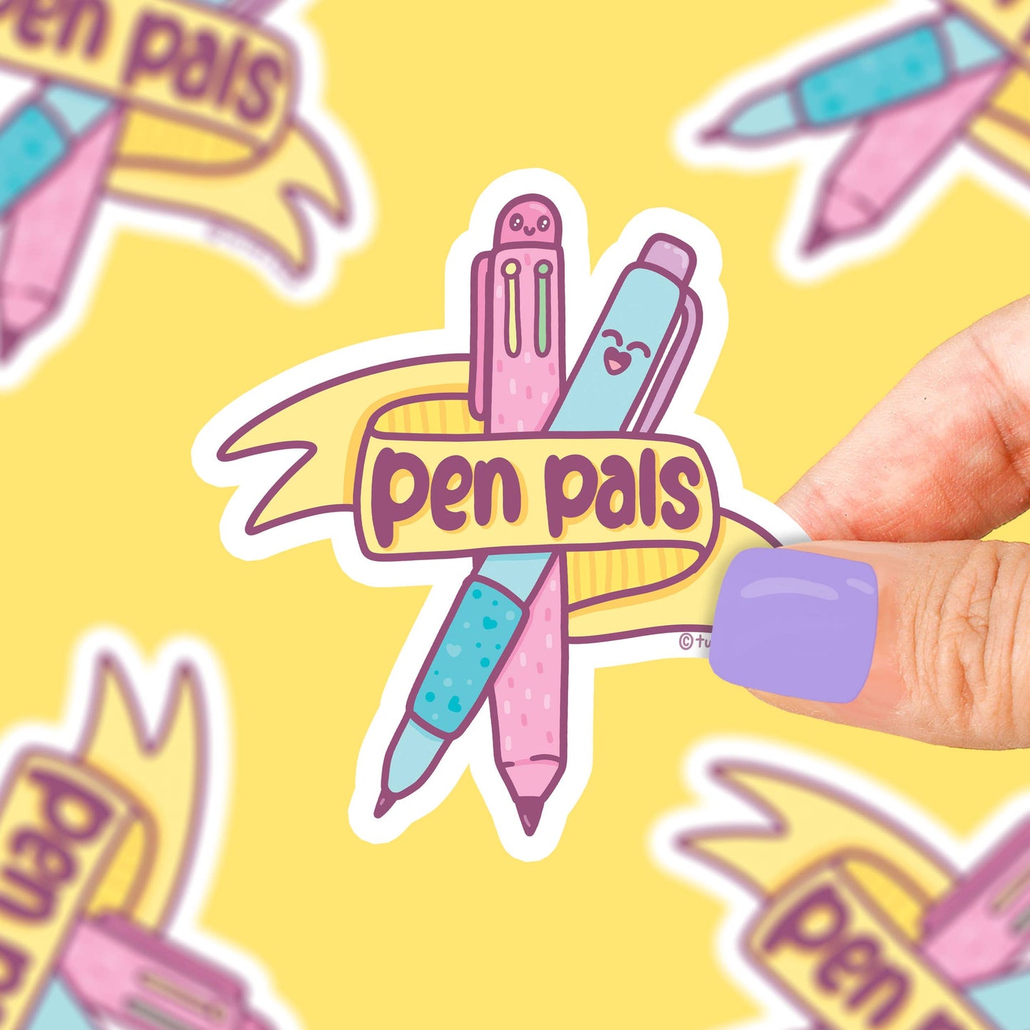 Pen Pals Stationery Vinyl Sticker