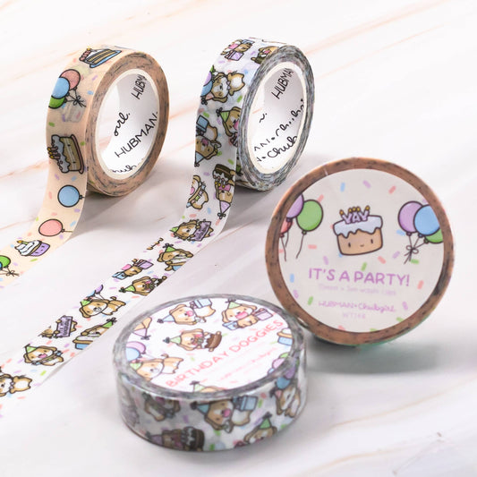 Happy Birthday Washi Tape (Set of 2)