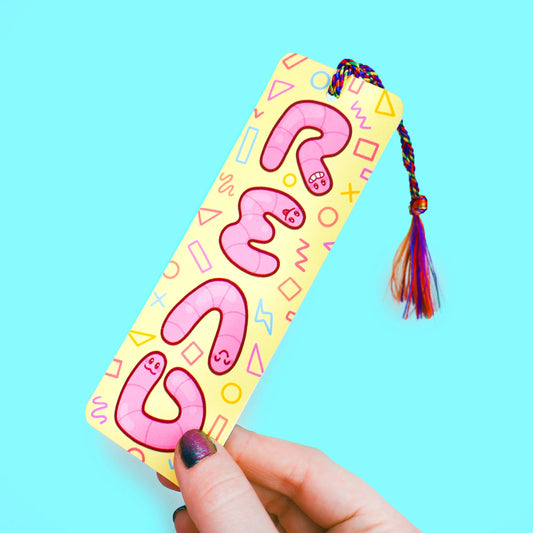 Worms Bookmark with Tassel